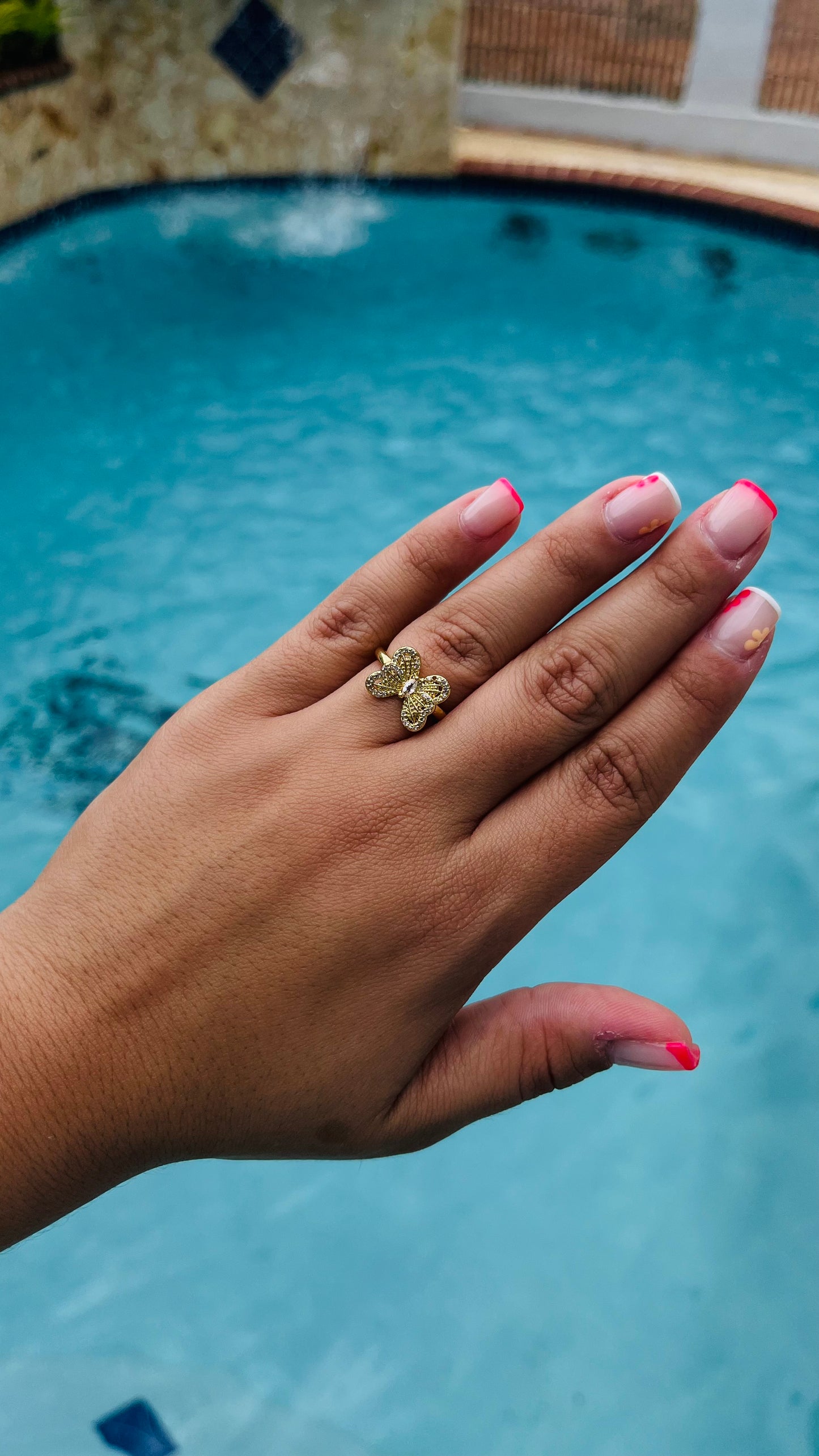 Dainty Butterfly Ring
