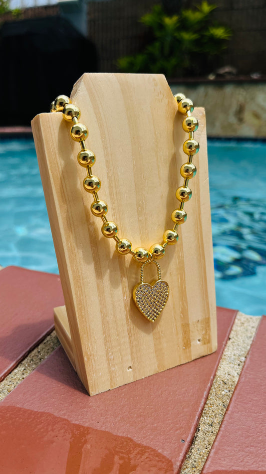 Chunky Heart Locket
